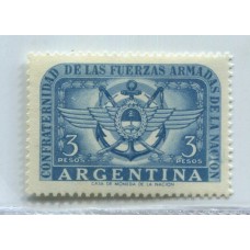 ARGENTINA 1955 GJ 1061a ESTAMPILLA CON VARIEDAD CATALOGADA NUEVA MINT U$ 15